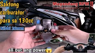 Installing Nibbi Carburator  Honda Beat  Carb type  130cc [upl. by Ainimre938]