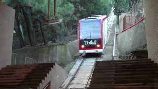 Funicular Tbilisi  Тбилисский фуникулер [upl. by Pouncey]