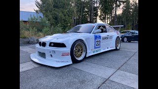 1998 BMW e36 M3 GTR  Mission Raceway Oct 2023 [upl. by Ntisuj]