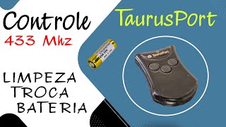 Limpeza e Como Abrir e Trocar a Bateria Controle Universal Taurus Porte [upl. by Hnaht]