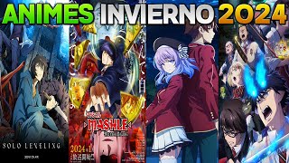 ANIMES MAS ESPERADOS INVIERNO 2024  Un Otaku Mas [upl. by Idrahs]