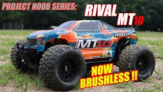 Team Associated Rival MT10 1st Run Brushless [upl. by Adehsor]