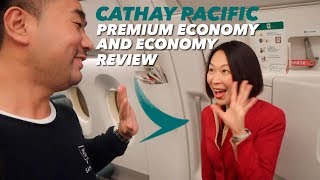 My Cathay Pacific Premium Economy and Economy Flights [upl. by Wheeler354]