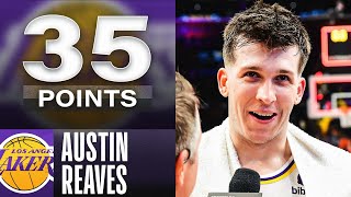 Austin Reaves Scores CAREERHIGH 35 Points In Lakers W  March 19 2023 [upl. by Ailegave]