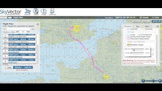 SkyVector Flight Planning Tutorial [upl. by Aehsat]