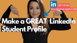 How To Make A Linkedin Profile For College Students  Career Move [upl. by Nimajnab]