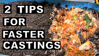 DO This To Make Worm Castings FASTER 55 Gallon Worm Bin [upl. by Robb736]