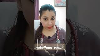 nabothian cysts क्या होती है ytshort trendingshorts womenshealth neet2023 trending shorts [upl. by Tarazi62]