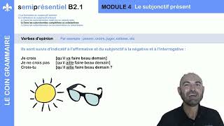 4 Le subjonctif présent [upl. by Llenel]