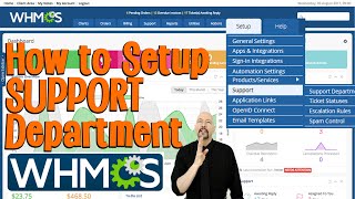 How to setup and configure support department in WHMCSSTEP BY STEP☑️ [upl. by Ainyt235]