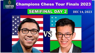 🔴 Semifinal Day 2 Wesley So vs Nodirbek Abdusattorov  Champions Chess Tour Finals 2023 Day 6 [upl. by Eugenie257]