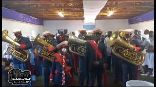 🎺ST Paul Morning Star Brass Band Taung and Refentse Gospel Choir Mafikeng  🎶🎼Rea go boka Morena [upl. by Gautier]