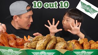 Bonein Wings or Boneless WINGSTOP Mukbang [upl. by Chrisman]