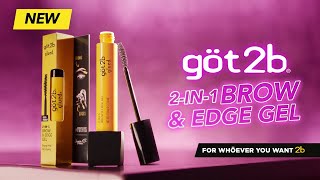 Sculpt shape and define with new göt2b 2in1 Brow amp Edge Gel [upl. by Udale]