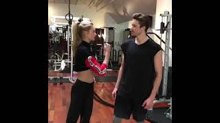 Romee Strijd at the gym [upl. by Airliah]