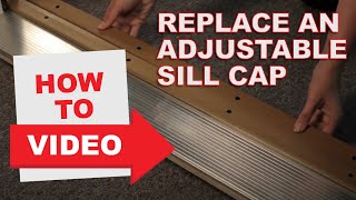 HowTo Replace a Sill Cap [upl. by Katleen545]