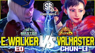 SF6 ▰ EndingWalker ED vs Valmaster ChunLi ▰ SF6 High Level gameplay [upl. by Hewitt958]