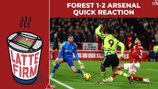 Nottingham Forest 12 Arsenal  Quick Reaction [upl. by Libbey]