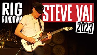 Steve Vai Rig Rundown Guitar Gear Tour 2023 [upl. by Eissoj]