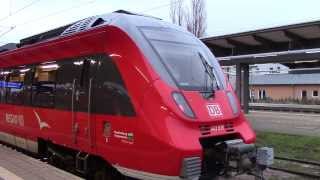 SBahn Rostock S1 Baureihe 442 DB mit Sound [upl. by Queen]