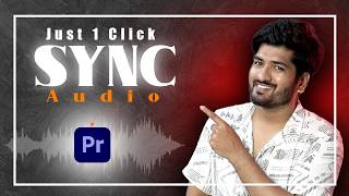 Audio Sync in just 1 click  Audio sync in premiere pro [upl. by Sitnik]