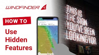 Use Hidden Features  HowTo  Windfinder App [upl. by Heron957]