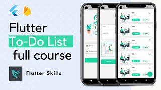 Flutter To Do List App Tutorial with Firebase  full course [upl. by Dinan]