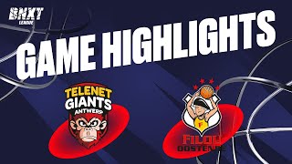 Telenet Giants Antwerp vs Filou Oostende  Game Highlights [upl. by Spain]