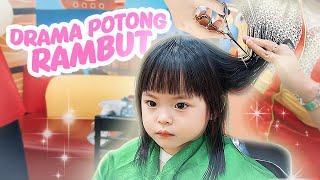 DRAMA YUKACHAN POTONG RAMBUT DI SALON  vlog [upl. by Andra]