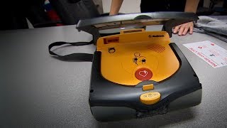 How to use a defibrillator AED [upl. by Eelanaj384]