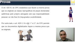 Processo do Trabalho  Sistemas de Provas 10ª Parte [upl. by Halbeib]