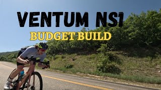 Ventum NS1 Road Bike BUDGET BUILD First Impressions [upl. by Anuala647]