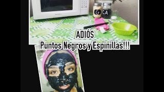 ADIÓS Puntos Negros y Espinillas  DIY Mascarilla de Carbón Activado [upl. by Eak]