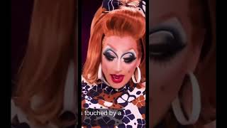 Touched by an angel and touched by a priest 🙏 rupaulsdragrace biancadelrio alyssaedwards drag [upl. by Nerty246]