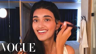 Model Neelam Gills Guide to OffDuty Beauty  Beauty Secrets  Vogue [upl. by Leggett]