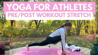 Yoga Stretch for Athletes PrePost Workout  10 Min Yoga [upl. by Oscar]