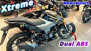 Hero Xtreme 160r 4v Dual Channel ABS 2024  New Updated Hero Xtreme 160R 4v Details Review [upl. by Kylah]