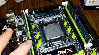 X79 China motherboard pc build Well it works really well [upl. by Sandra739]