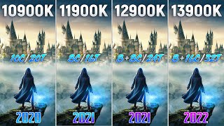 i9 10900K vs i9 11900K vs i9 12900K vs i9 13900K  Test in 8 Games [upl. by Alethea]