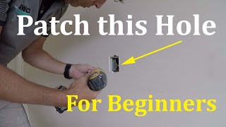 A complete guide to Patching a Hole in Drywall [upl. by Lucien872]