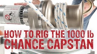 HowTo Rig Chance Capstan Hoist To Swivel Mount [upl. by Jerol]