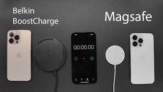 iPhone 13 Pro Charge Test MagSafe vs Fast Wireless Charger 15w [upl. by Salohcim]