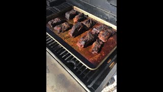 Game Day Grills  Smoked Beef Short Ribs  Shorts [upl. by Ilrebma]