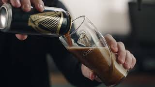 How To Pour a Guinness Draught  Guinness Beer [upl. by Nnaer]