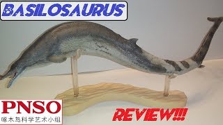 PNSO Basilosaurus Review Huge vinyl model [upl. by Leemaj821]