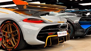 INSANE SUPERCAR HYPERCAR DEALERSHIP BUGATTI Divo KOENIGSEGG JESKO OdinREGERA Agera RS  1600HP [upl. by Germayne233]