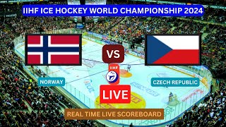 Czech Republic Vs Norway LIVE Score UPDATE Today IIHF Ice Hockey World Championship May 11 2024 [upl. by Eloken]