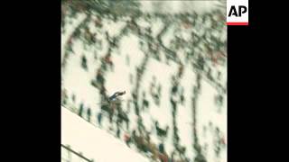 SYND 5 1 71 SKI JUMPING COMPETITION IN INNSBRUCK AUSTRIA [upl. by Estell]