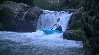 Kayaking Alseseca River section above Roadside Alseseca Run near Tlapacoyan Mexico [upl. by Siobhan]