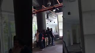 Temblor 19 Sept 2017 Tecno Parque México DF Escaleras cuarteadas [upl. by Jolie]